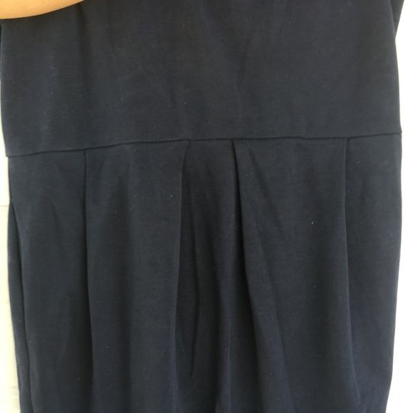 Navy Blue Heavy J. Crew Dress with Pockets - Picture 3 of 5
